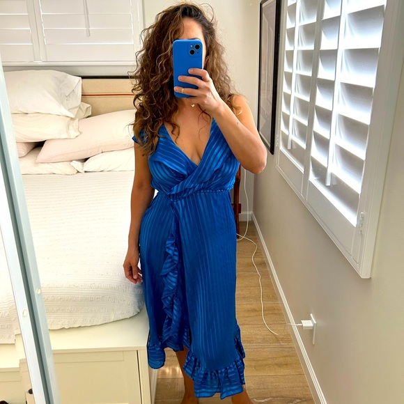Frederick's of Hollywood Dresses & Skirts - Fredericks of Hollywood (vintage, )electric blue party dress